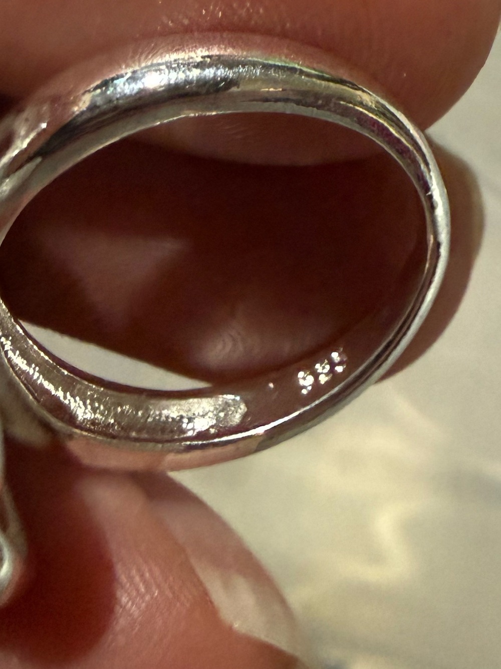 Silver Flower Ring with Crystal Accents - Pink Display - Picture 4 of 6